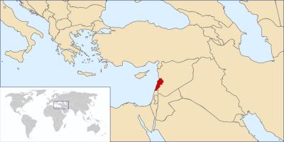 Карта Лівана свеце 